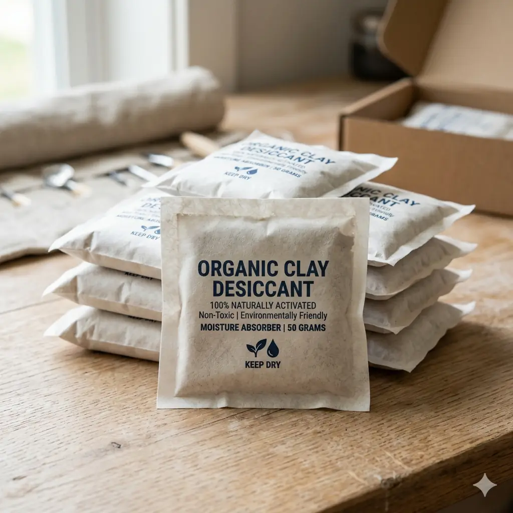 Clay Desiccant Bags – Upackarts Pune