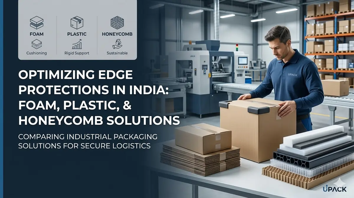 Edge Protectors for Packaging India: Foam vs Plastic vs Honeycomb Compared