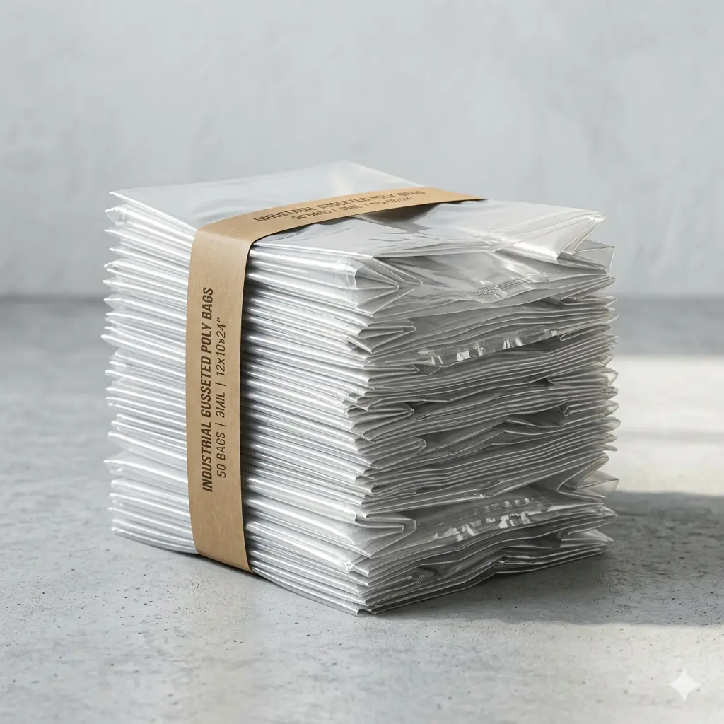 Gusseted Poly Bags supplier in Pune – Upackarts