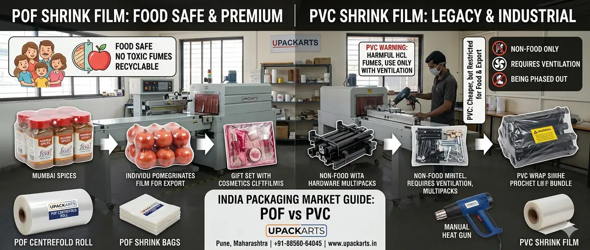 POF Heat Shrink Packaging India: Complete Guide for Bundling and Tamper Evidence
