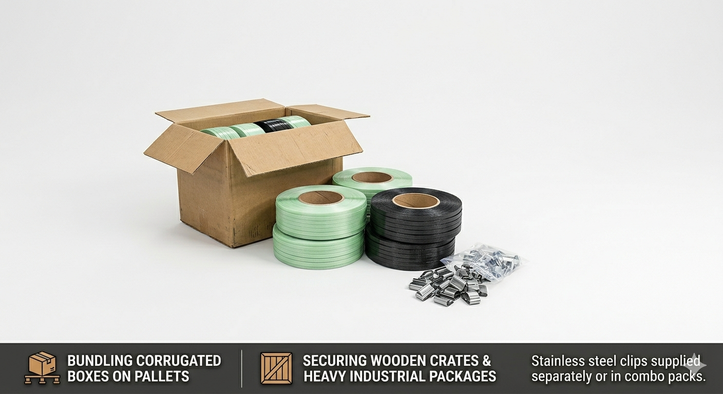 PP Straps & Clips – Upackarts Pune