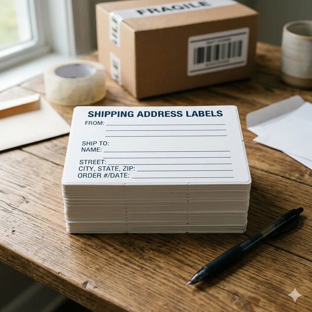 Shipping Address Labels supplier in Pune – Upackarts