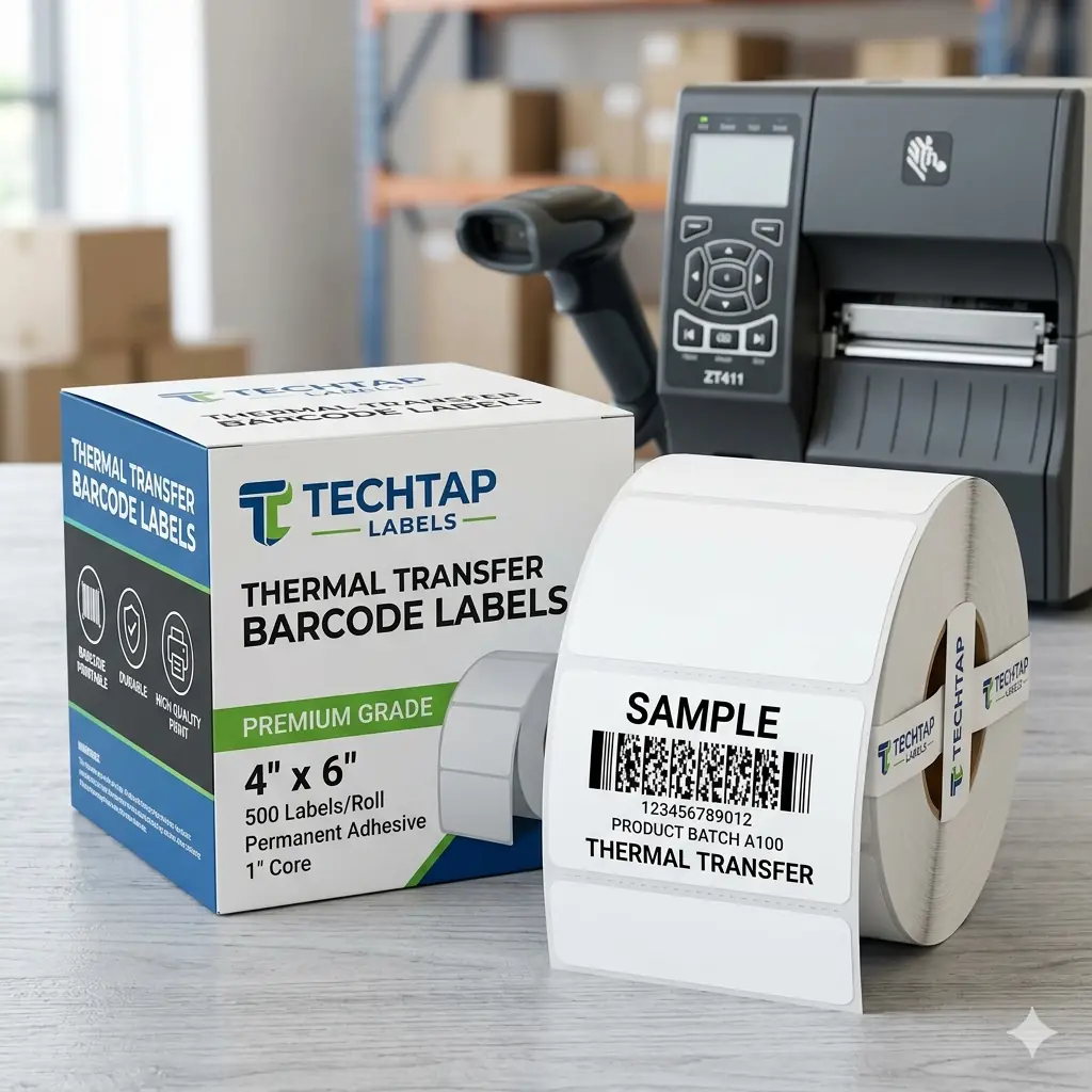 Thermal Transfer Barcode Labels supplier in Pune – Upackarts